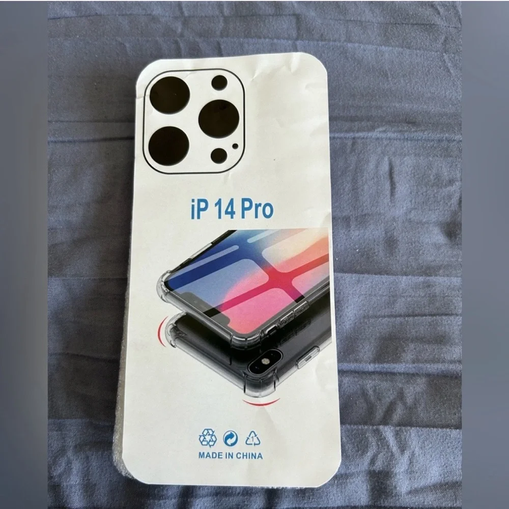 NWT iPhone 14 case, purple, plastic